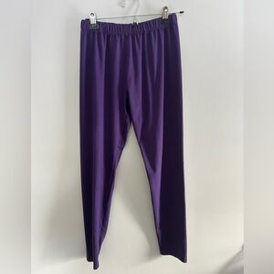 (3/$20) Sweetlegs plus one size Purple Leggings